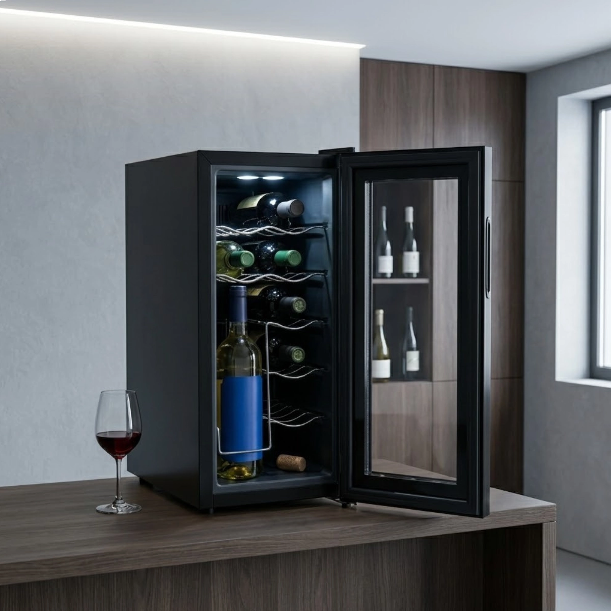 ADEGA CLIMATIZADA PHILCO PAD12E DISPLAY PRETO DIGITAL 12 GARRAFAS BIVOLT ADEGA CLIMATIZADA PHILCO PAD12E DISPLAY PRETO DIGITAL 12 GARRAFAS BIVOLT
