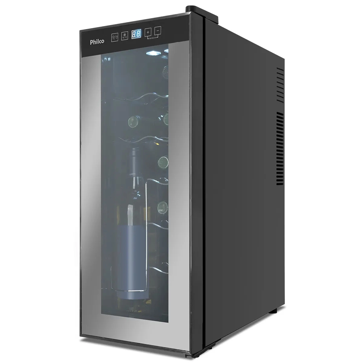 ADEGA CLIMATIZADA PHILCO PAD12E DISPLAY PRETO DIGITAL 12 GARRAFAS BIVOLT ADEGA CLIMATIZADA PHILCO PAD12E DISPLAY PRETO DIGITAL 12 GARRAFAS BIVOLT