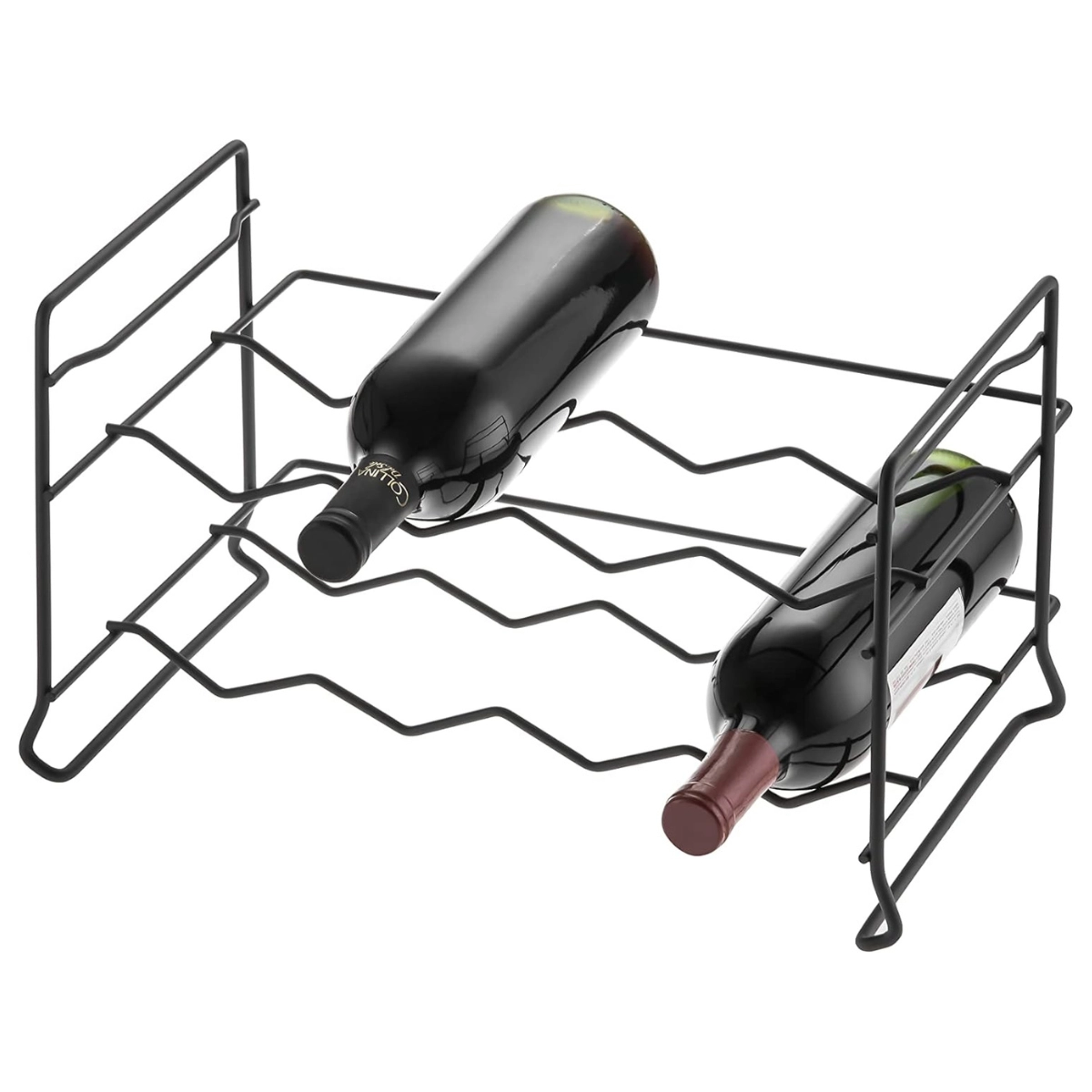 ADEGA EMPILHÁVEL MERLOT 8 GARRAFAS PRETO FOSCO - SCHMITT