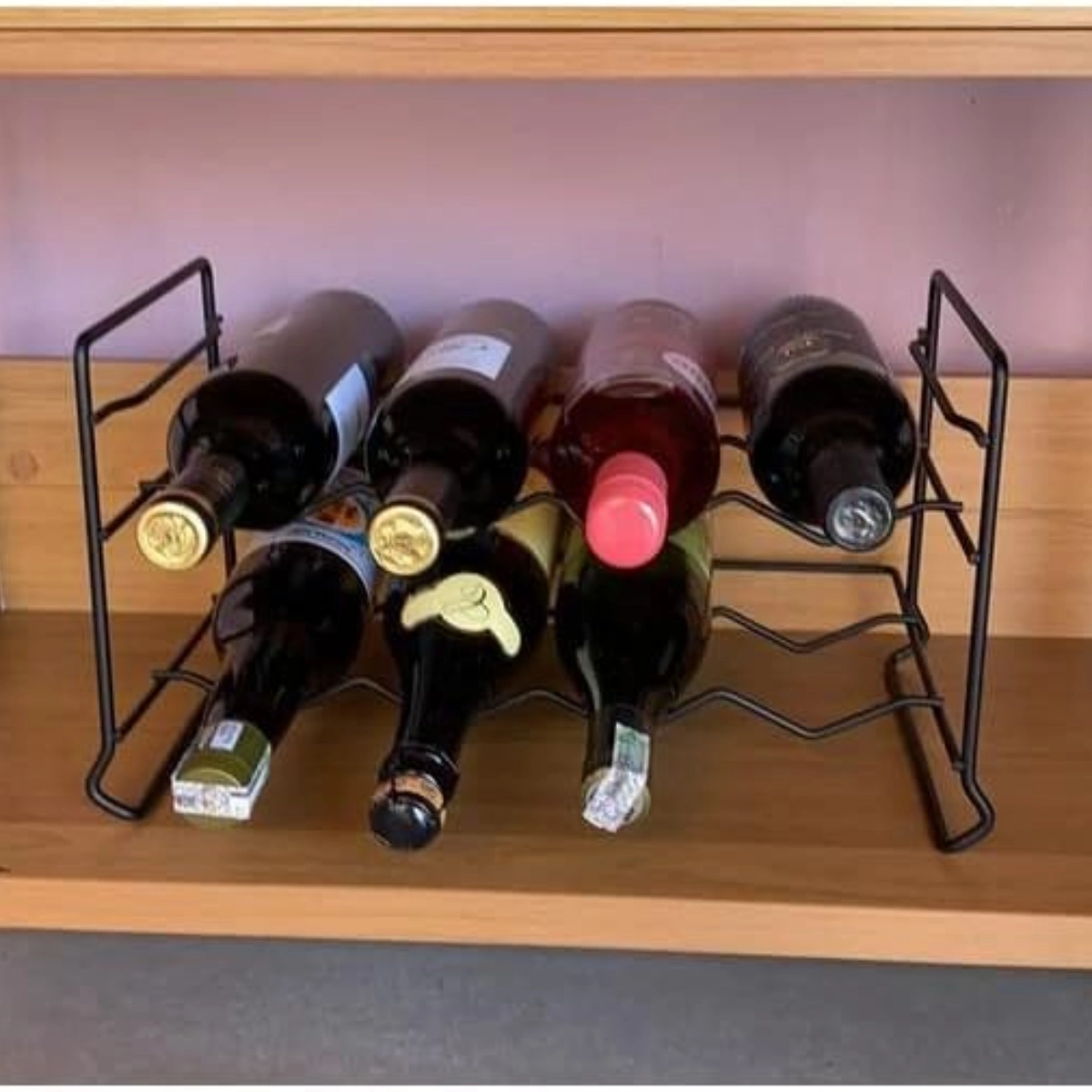 ADEGA EMPILHÁVEL MERLOT  8 GARRAFAS - SCHMITT