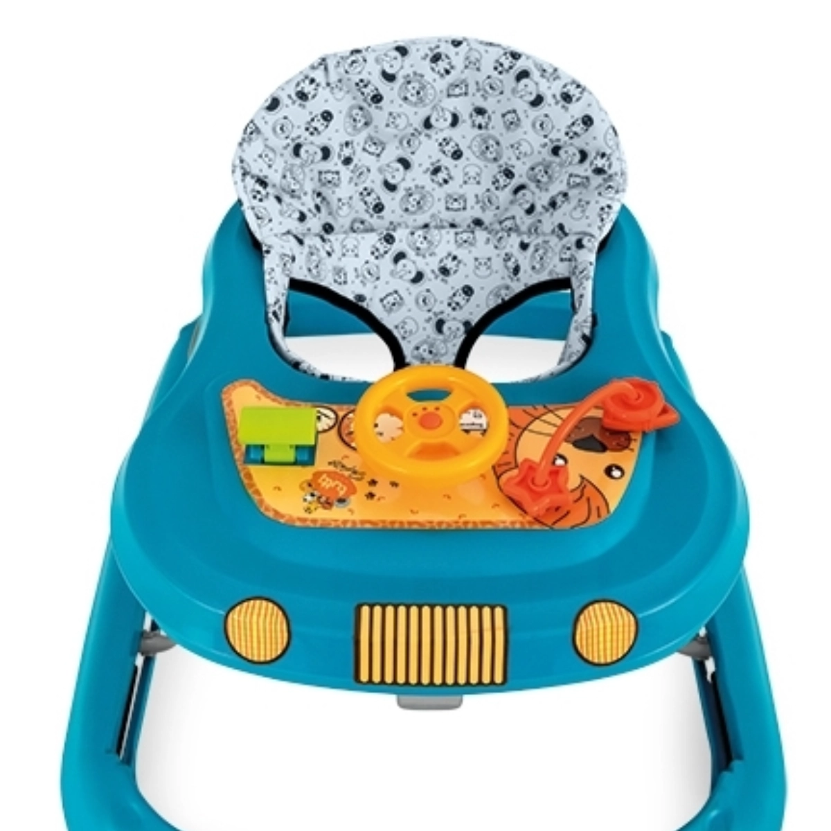 Andador Infantil Safari II Azul Até 12kg Compacto, Seguro e Fácil de Limpar Andador Infantil Safari II Azul Até 12kg Compacto, Seguro e Fácil de Limpar