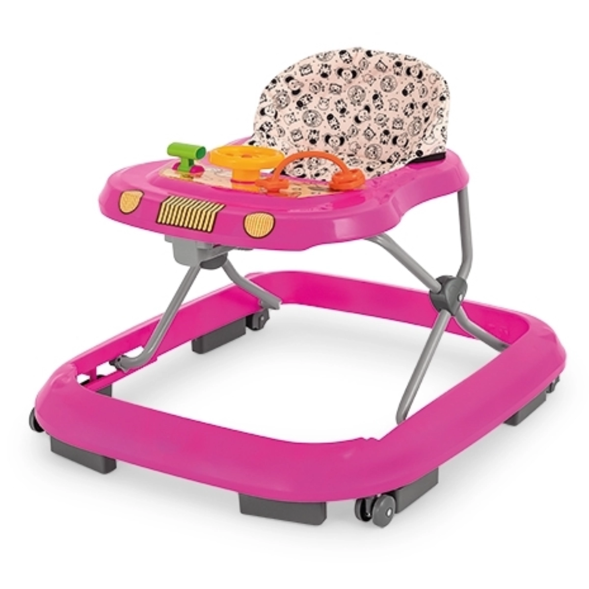 Andador Infantil Safari II Rosa Ideal Para Crianças Até 12kg 