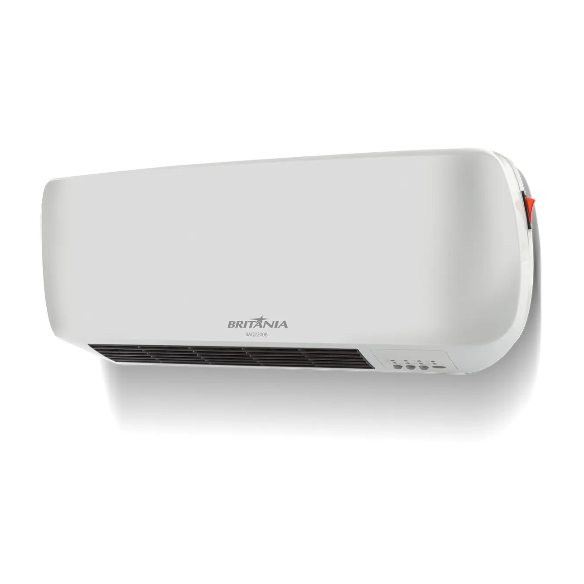 AQUECEDOR DE PAREDE BRITÂNIA BAQ2200B 2 EM 1 COM TIMER 220V