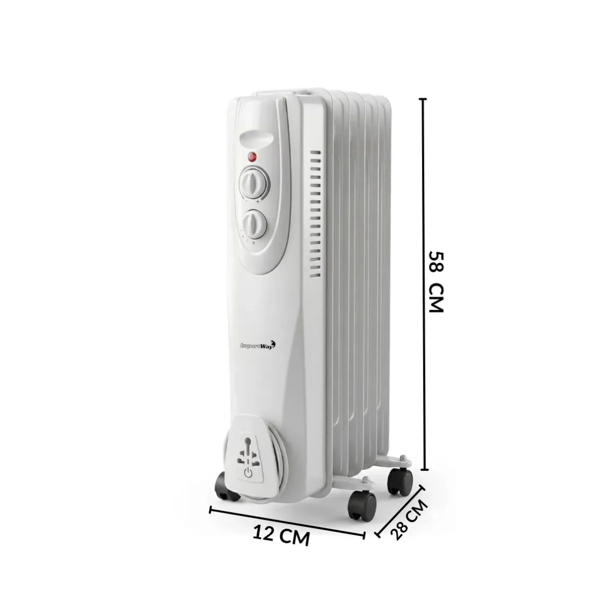 Aquecedor Portatil Eletrico de Ambiente a Oleo 127v 1000w Aquecedor Portatil Eletrico de Ambiente a Oleo 127v 1000w