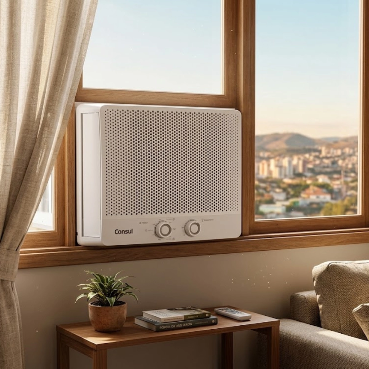 AR CONDICIONADO DE JANELA CONSUL 10000 BTU BRANCO R-410A 127V
