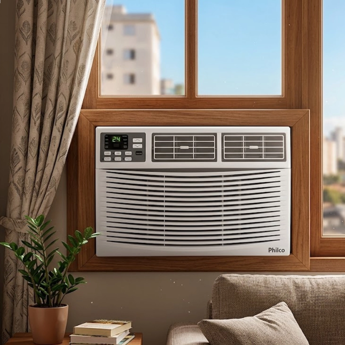 AR CONDICIONADO DE JANELA PHILCO PAJ7FH 7.500 BTUS BRANCO 220V BRANCO AR CONDICIONADO DE JANELA PHILCO PAJ7FH 7.500 BTUS BRANCO 220V BRANCO