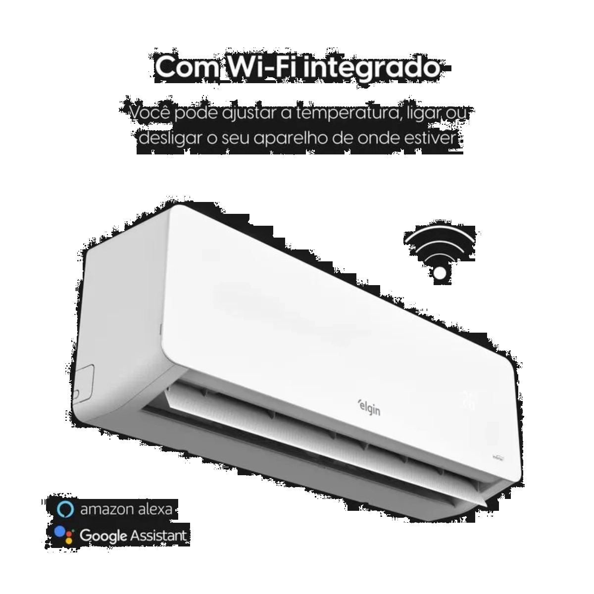 AR CONDICIONADO ECO DREAM INVERTER WI-FI 9.000 BTU FRIO 220V ELGIN COMPATIVEL ALEXA E GOOGLE HOME