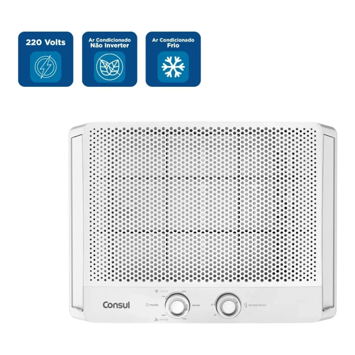 AR CONDICIONADO JANELA 7500 BTUS CONSUL FRIO MODERNO 220V