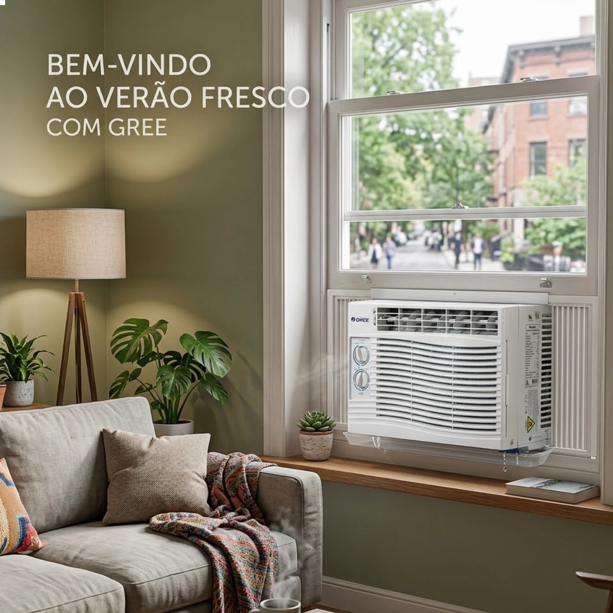 AR CONDICIONADO JANELA MECÂNICO GREE 7000 BTUS FRIO 127V