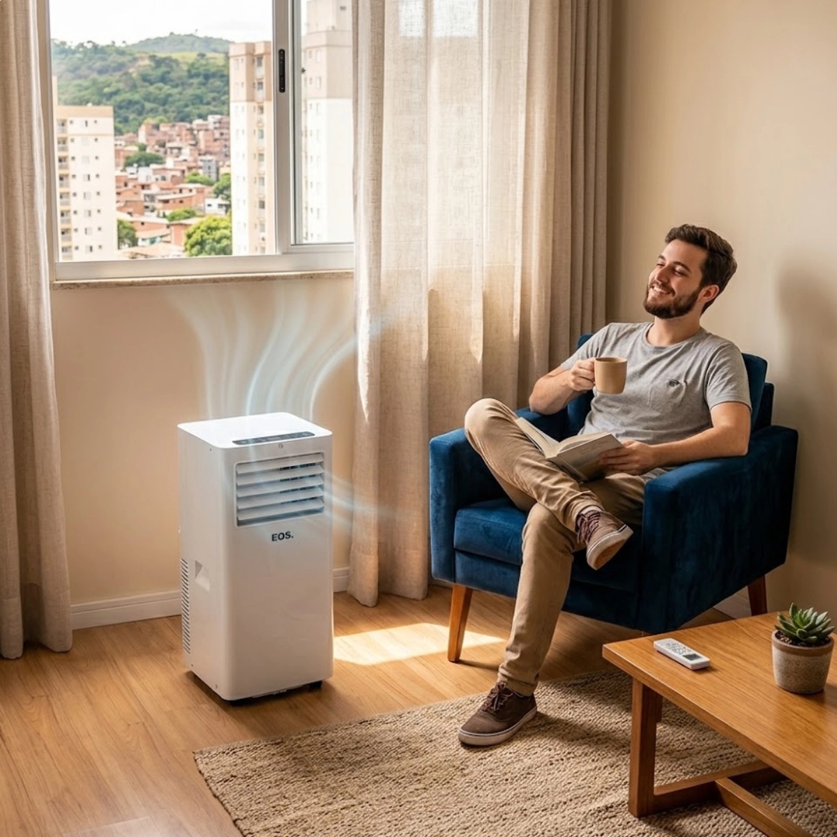 AR CONDICIONADO PORTÁTIL 10000 BTUS EOS SLIM EAP10F 127V BRANCO AR CONDICIONADO PORTÁTIL 10000 BTUS EOS SLIM EAP10F 127V BRANCO