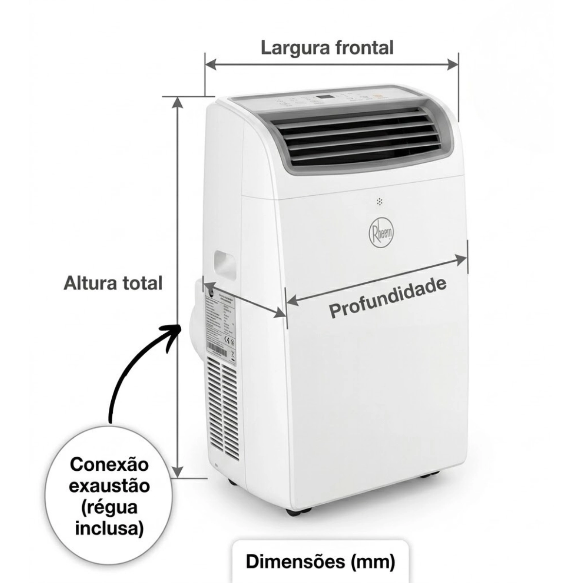 Ar Condicionado Porta Til Rheem Frio 12.000 Btu 220v Ar Condicionado Porta Til Rheem Frio 12.000 Btu 220v