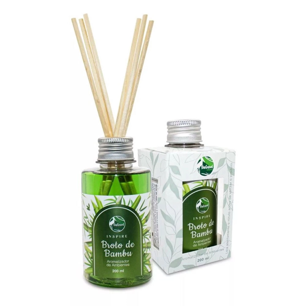 Aromatizador de Ambiente Inspire Pantanal Aromas com Essência Broto de Bamboo 200ml