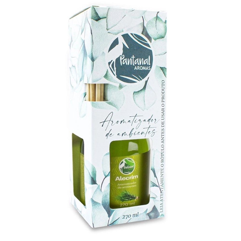 Aromatizador de Ambiente Pantanal Aromas com Essência de Alecrim 270ml