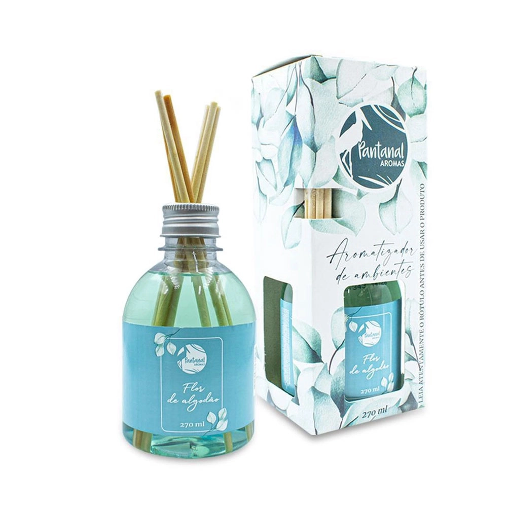Aromatizador de Ambiente Pantanal Aromas com Essência de Flor de Algodão 270ml