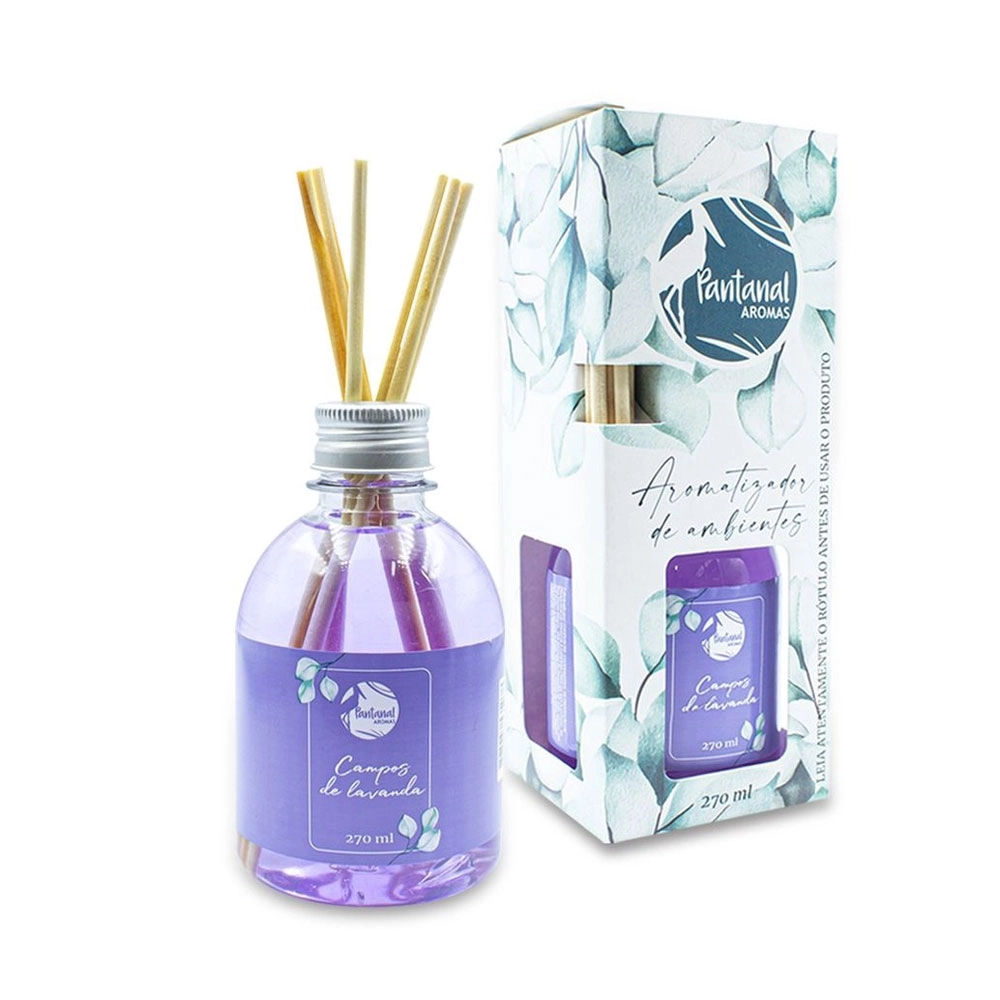 Aromatizador de Ambiente Pantanal Aromas com Essência de Lavanda 270ml