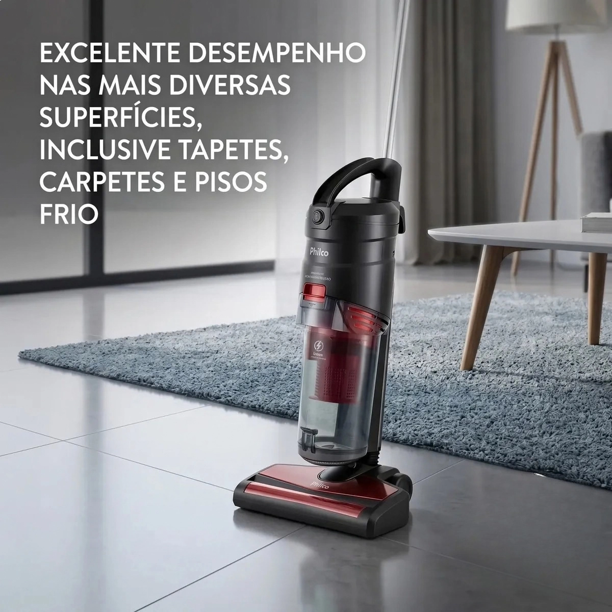 ASPIRADOR DE PÓ PORTÁTIL E VERTICAL 2000W POWER CLEAN PHILCO 127V ASPIRADOR DE PÓ PORTÁTIL E VERTICAL 2000W POWER CLEAN PHILCO 127V