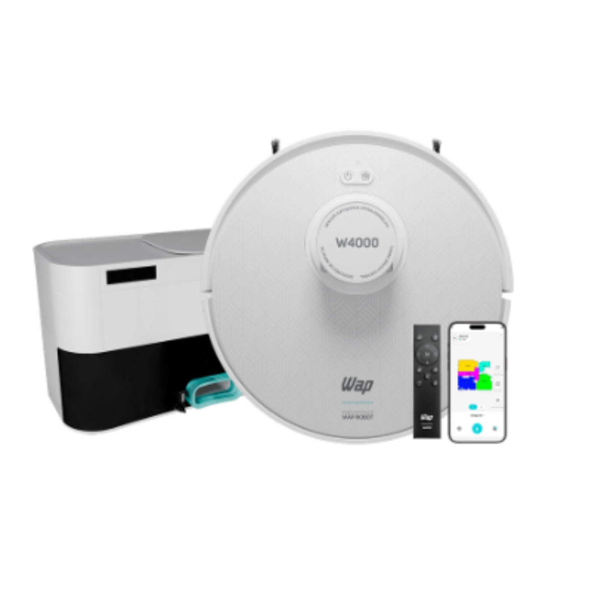ASPIRADOR ROBO INTELIGENTE W4000 SELF CLEANING 127V WAP