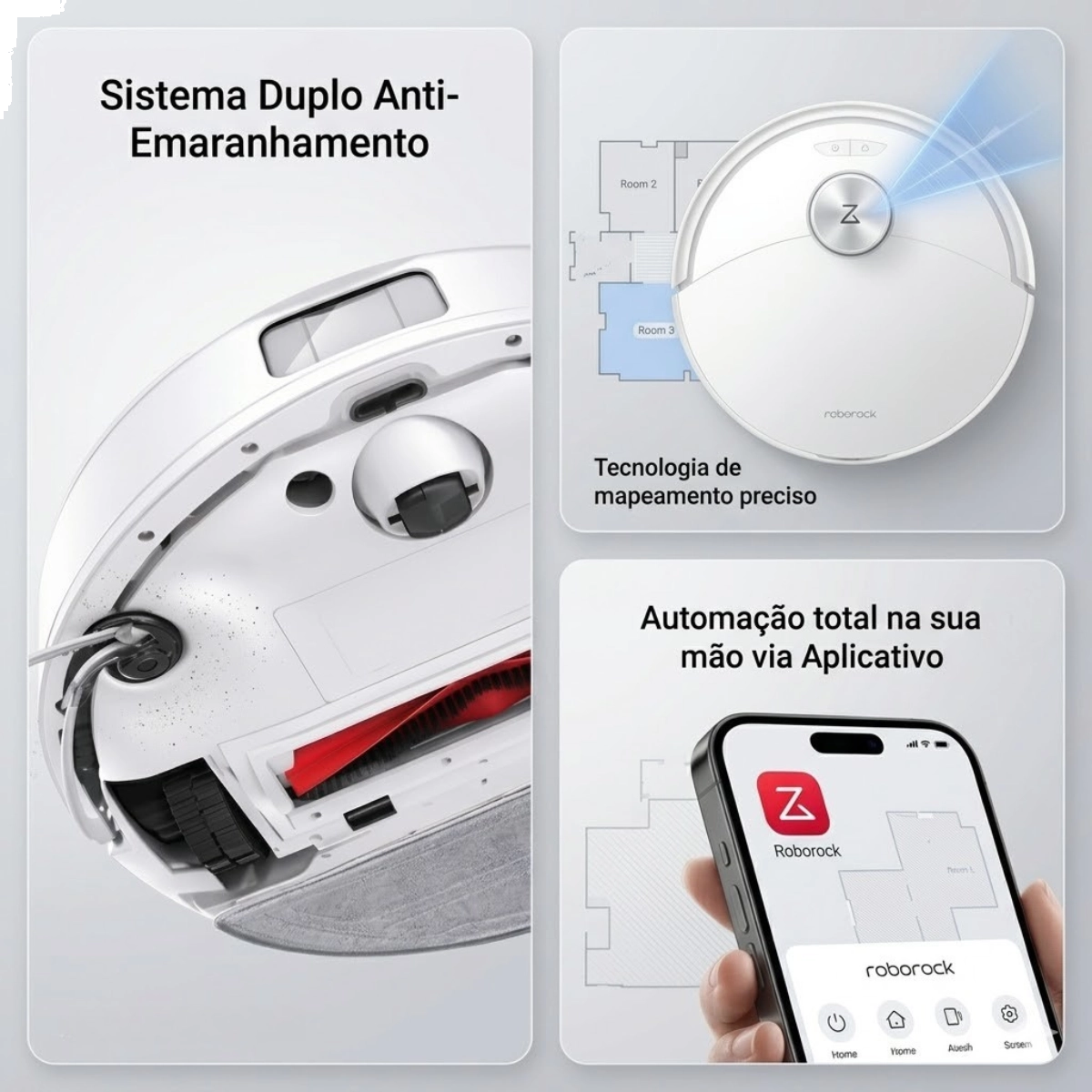 Aspirador Robo Q10 Vf 127v com Reservatorio e Doca de Carregamento Aspirador Robo Q10 Vf 127v com Reservatorio e Doca de Carregamento