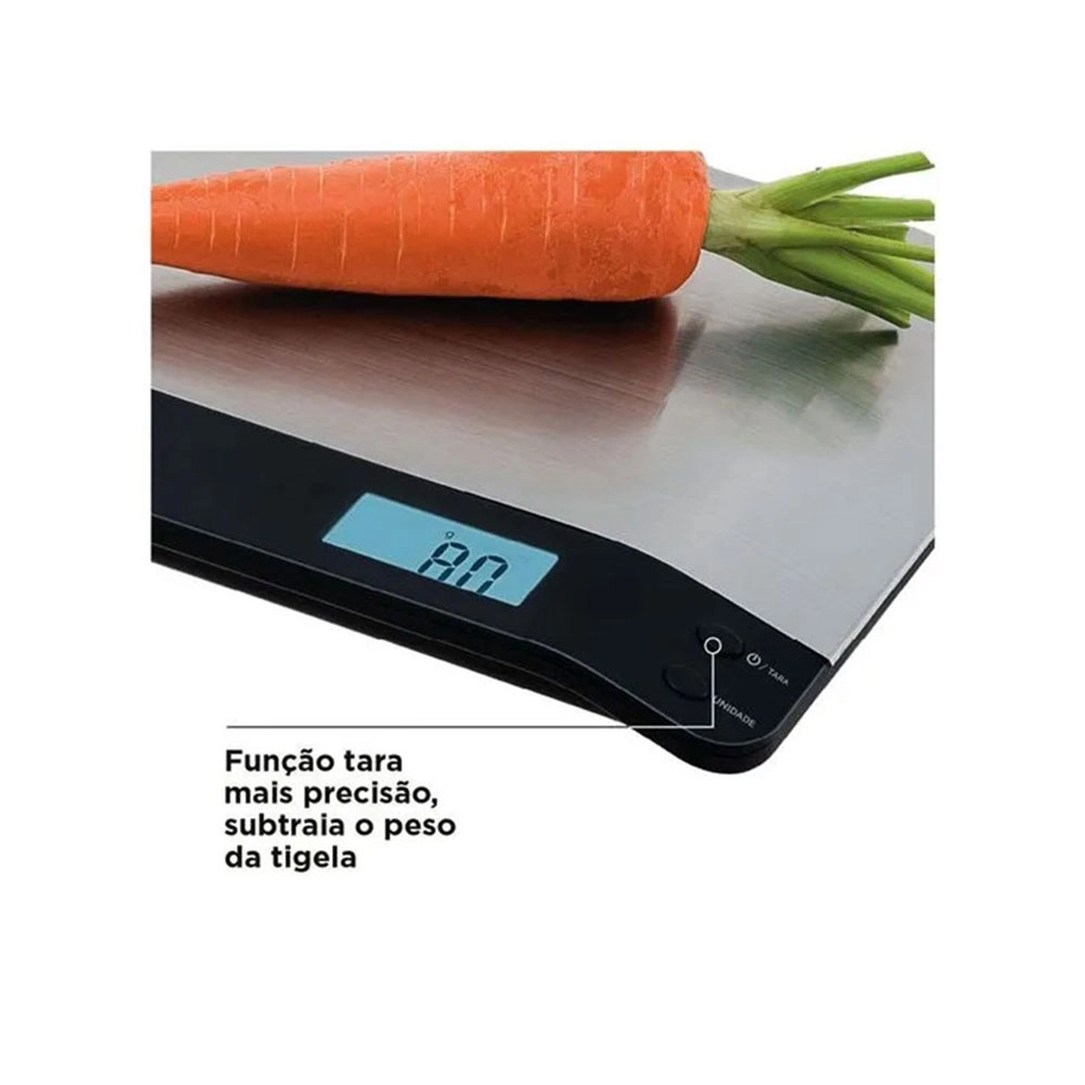 Balança para Cozinha Digital Black Decker Inox 5kg