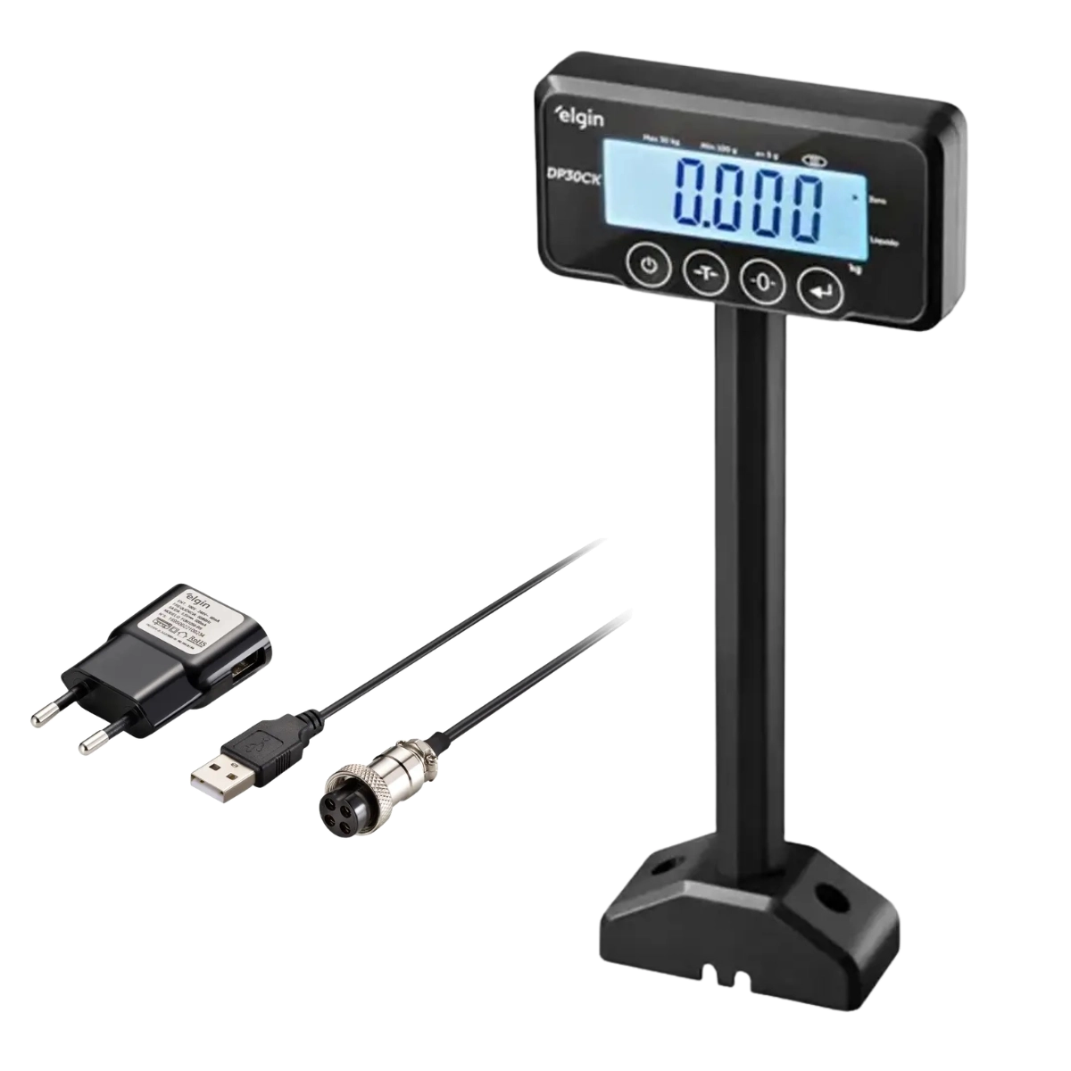 BALANCA ELETRÔNICA DIGITAL PARA COMERCIO 30KG ELGIN CINZA BALANCA ELETRÔNICA DIGITAL PARA COMERCIO 30KG ELGIN CINZA
