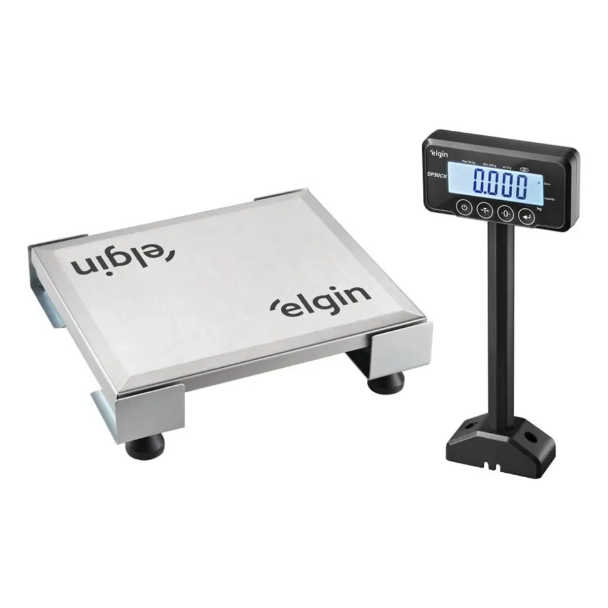 BALANCA ELETRÔNICA DIGITAL PARA COMERCIO 30KG ELGIN CINZA