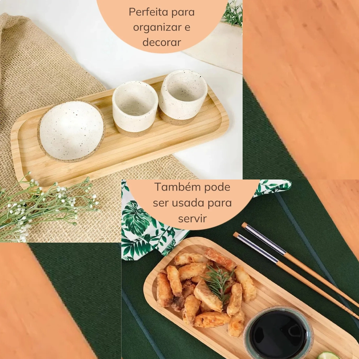 BANDEJA BAMBU RETANGULAR 32X14CM EM MADEIRA PARA PETISCOS E CAFE BANDEJA BAMBU RETANGULAR 32X14CM EM MADEIRA PARA PETISCOS E CAFE