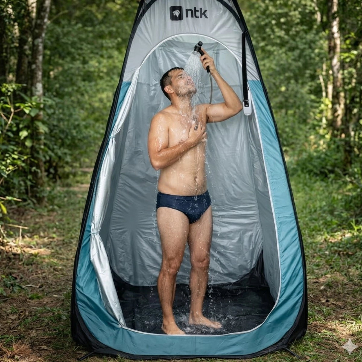 BARRACA BANHEIRO TROCADOR E PROVADOR CAMPING POP UP NAUTIKA 