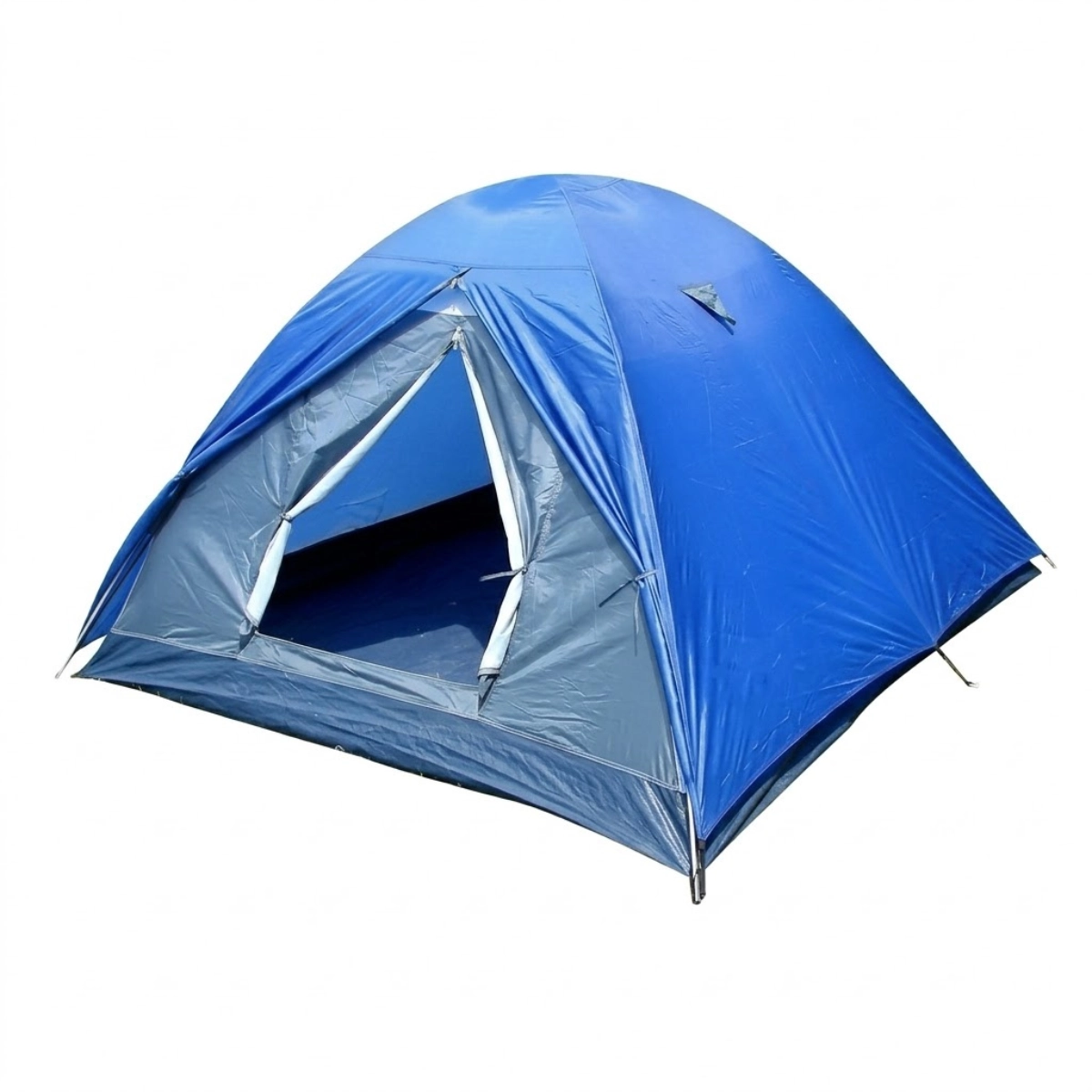 BARRACA DE ACAMPAMENTO FOX NAUTIKA 6 PESSOAS AZUL 1800MM IMPERMEÁVEL COM TELA MOSQUITEIRO