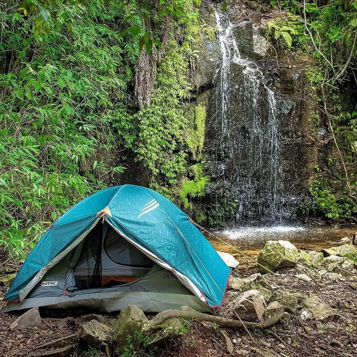 BARRACA DE CAMPING COLORADO GT 6 PESSOAS TECIDO IMPERMEAVEL NAUTIKA AZUL BARRACA DE CAMPING COLORADO GT 6 PESSOAS TECIDO IMPERMEAVEL NAUTIKA AZUL