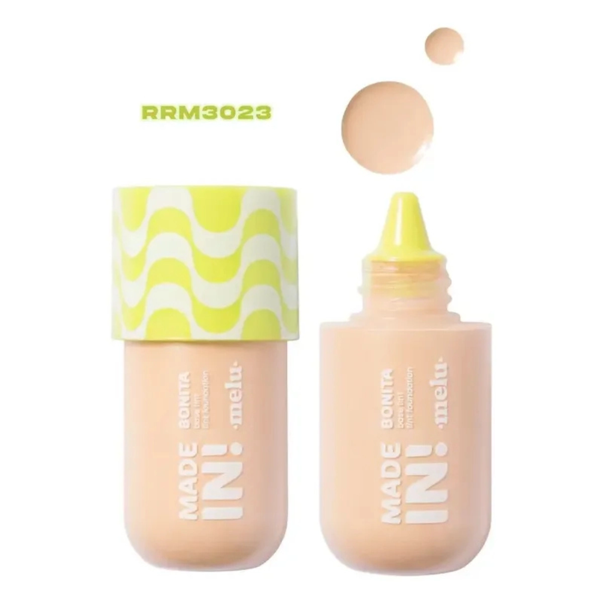 BASE LIQUIDA BONITA TINT FOUNDATION MELU RUBYROSE MADE IN RRM302-3 BASE LIQUIDA BONITA TINT FOUNDATION MELU RUBYROSE MADE IN RRM302-3