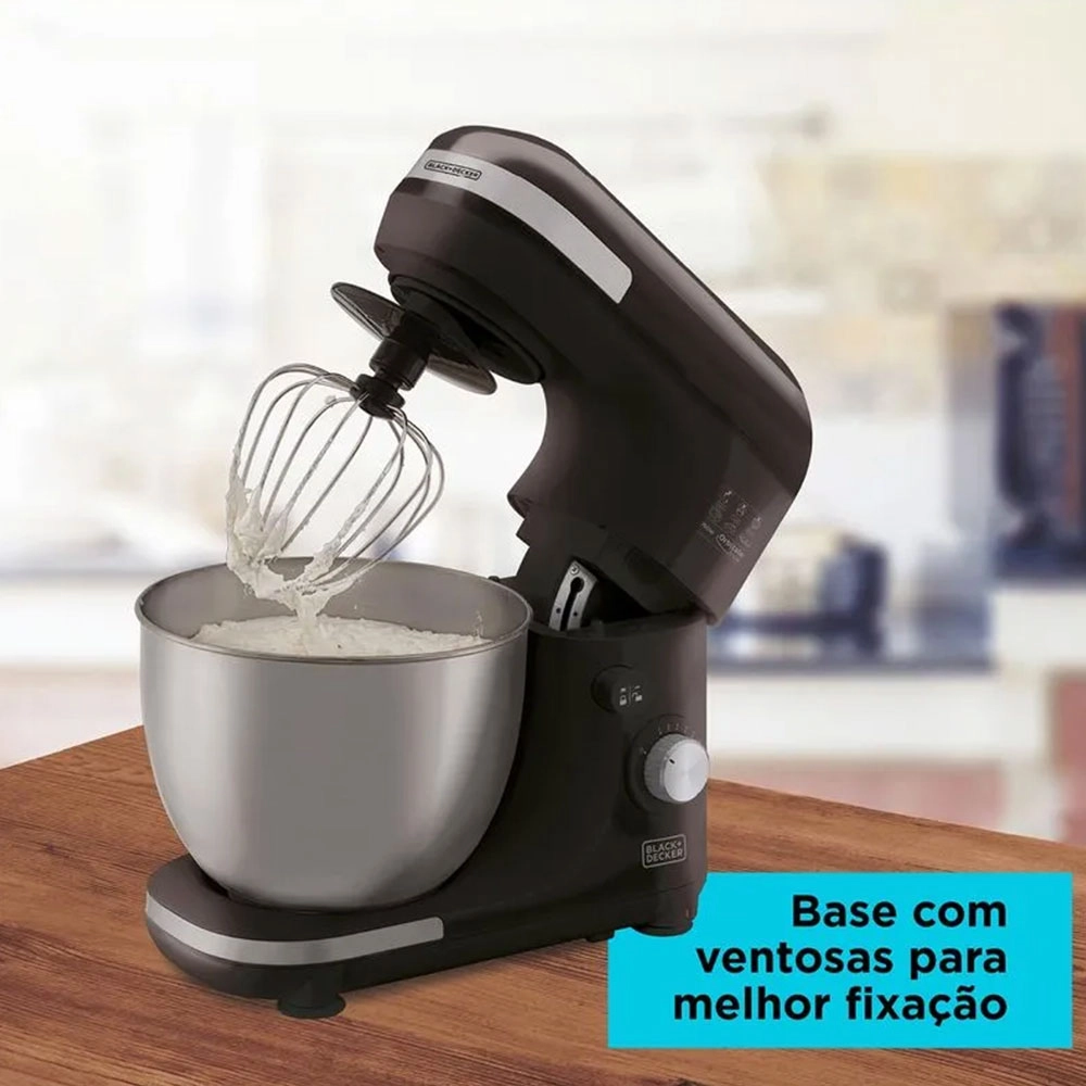 Batedeira Planetária Orbitale 5l Black Decker 750w 8 Velocidades 127v Batedeira Planetária Orbitale 5l Black Decker 750w 8 Velocidades 127v