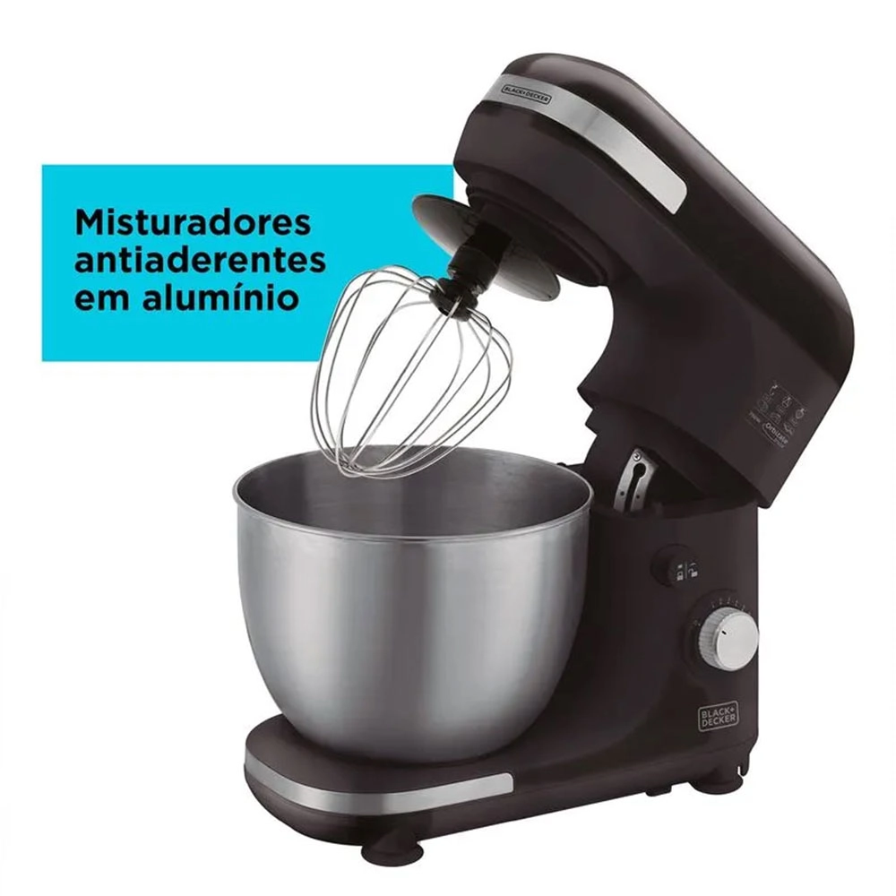 Batedeira Planetária Orbitale 5l Black Decker 750w 8 Velocidades 127v Batedeira Planetária Orbitale 5l Black Decker 750w 8 Velocidades 127v