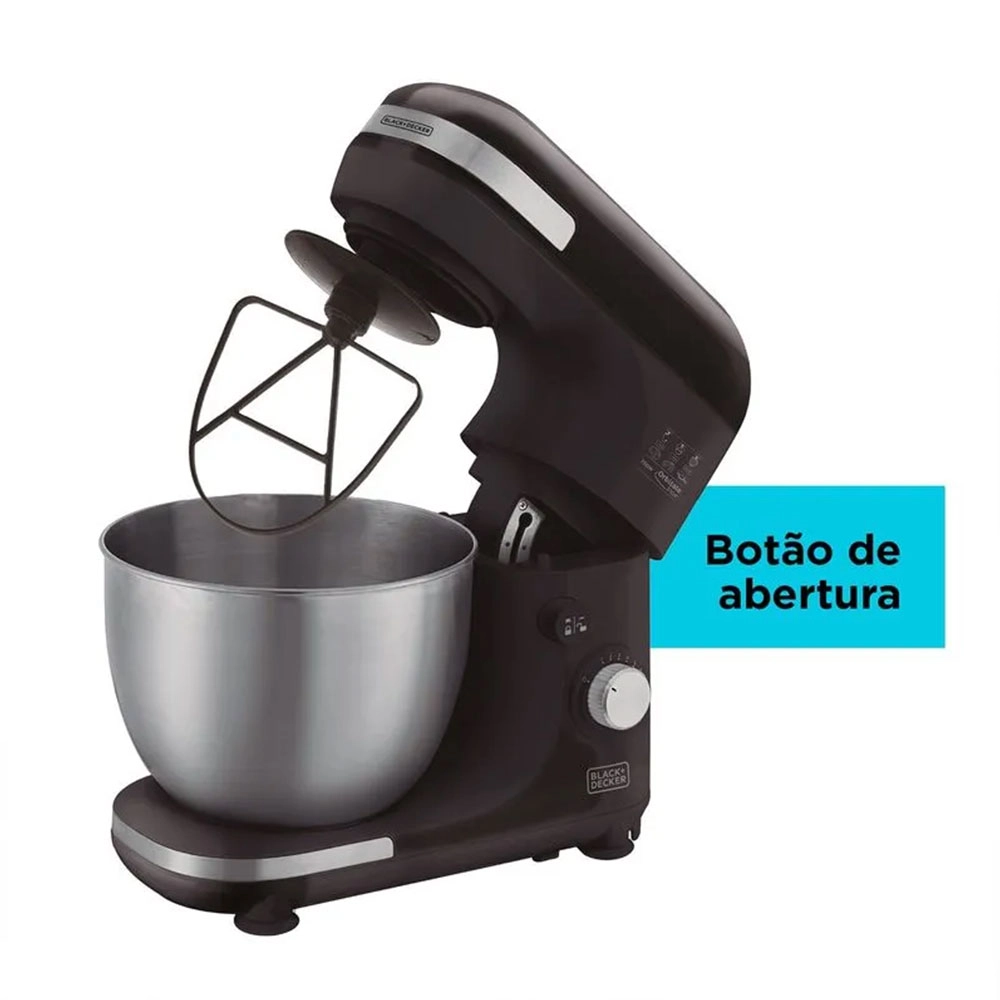 Batedeira Planetária Orbitale 5l Black Decker 750w 8 Velocidades 127v Batedeira Planetária Orbitale 5l Black Decker 750w 8 Velocidades 127v