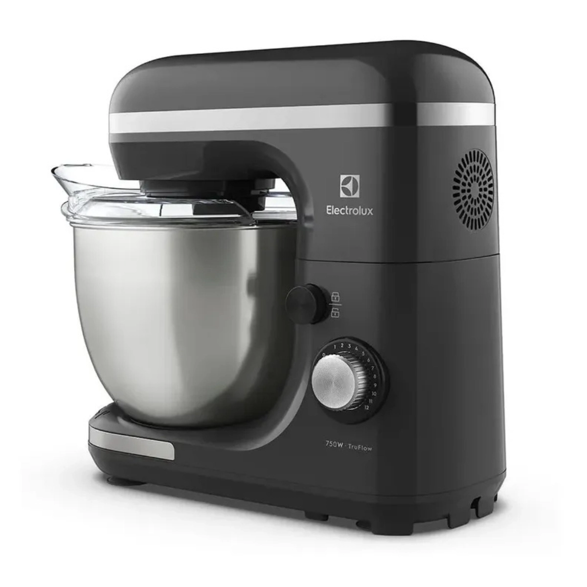 BATEDEIRA PLANETARIA ELECTROLUX BLACK GRANITE 5L 127V 750W AÇO INOX 12 VELOCIDADES