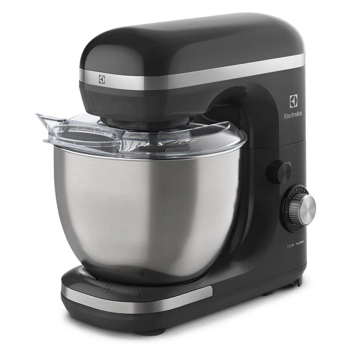 BATEDEIRA PLANETARIA ELECTROLUX BLACK GRANITE 5L 127V 750W AÇO INOX 12 VELOCIDADES