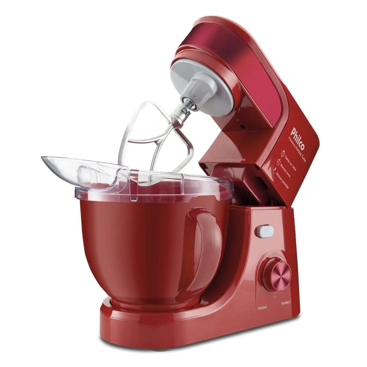 BATEDEIRA PLANETARIA PHILCO PHP500 TURBO 700W VERMELHA 220V BATEDEIRA PLANETARIA PHILCO PHP500 TURBO 700W VERMELHA 220V