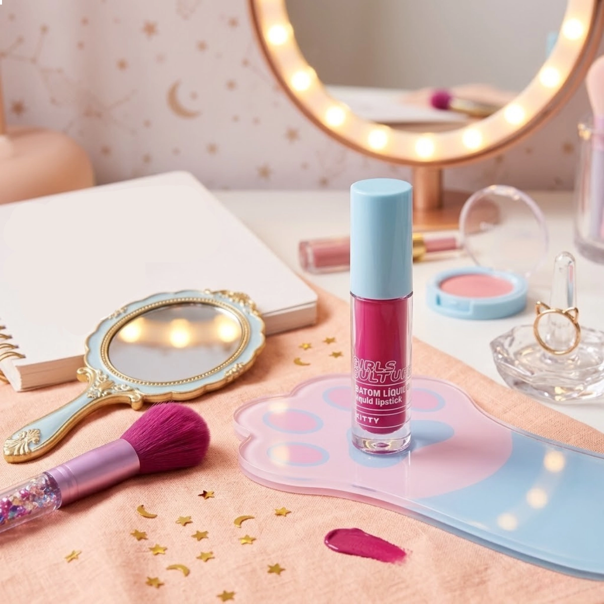 BATOM LÍQUIDO MATTE GIRLS CULTURE KITTY POPSTAR RUBY ROSE