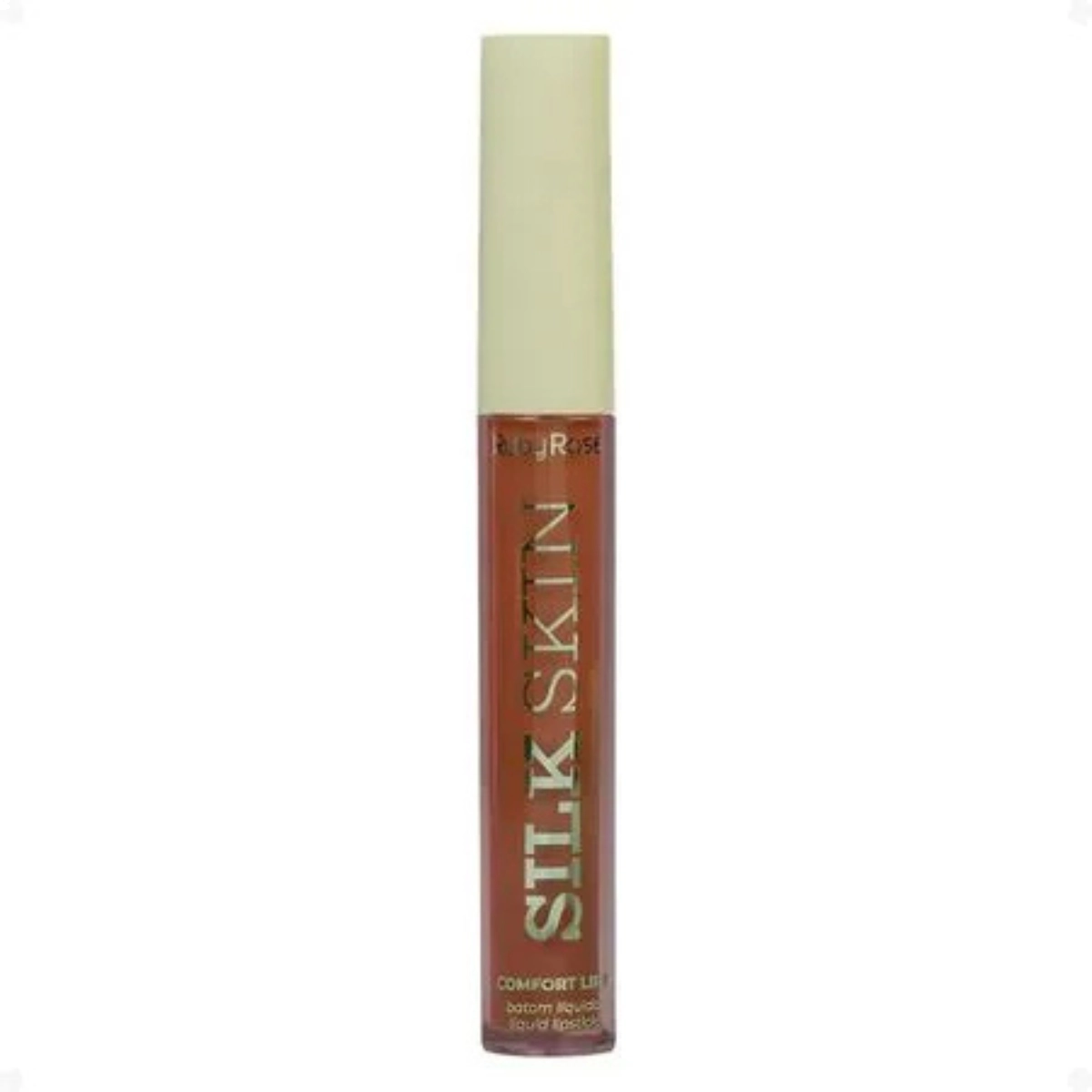BATOM LÍQUIDO RUBY ROSE SILK SKIN COMFORT LIPS SL08 HB-L6201-8