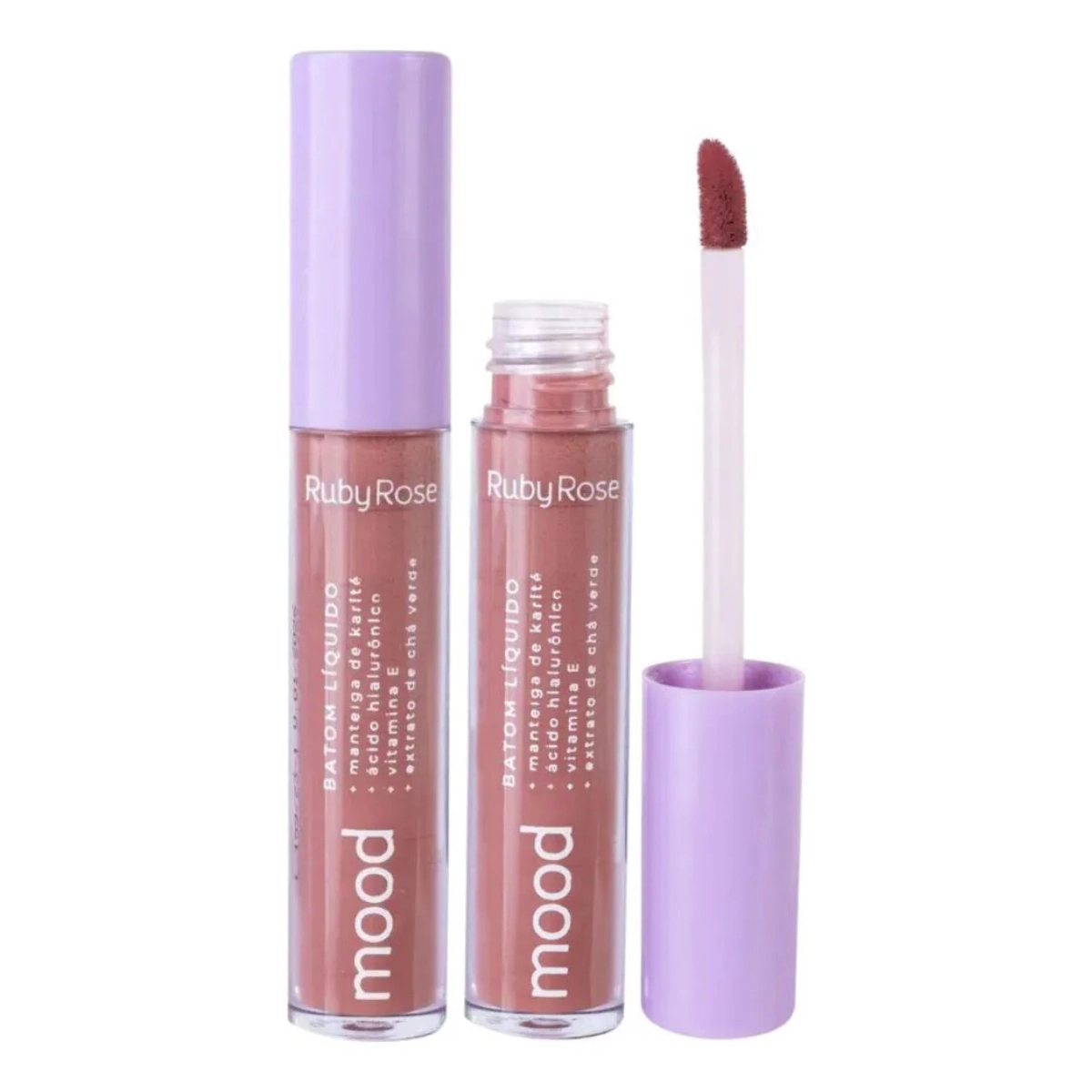 BATOM LABIAL LIQUIDO MOOD HB566S10 EMPATHY RUBY ROSE