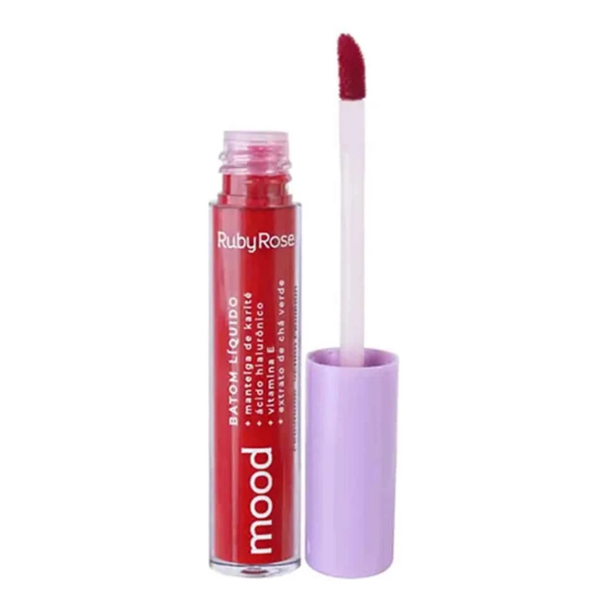 BATOM LABIAL LIQUIDO MOOD HB566S17 3,2ML FUN RUBY ROSE