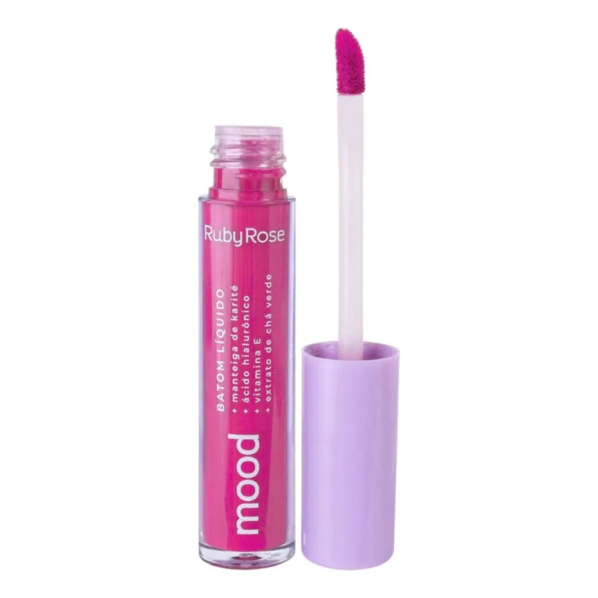 BATOM LABIAL LIQUIDO MOOD HB566S5 3,2ML CHARM RUBY ROSE