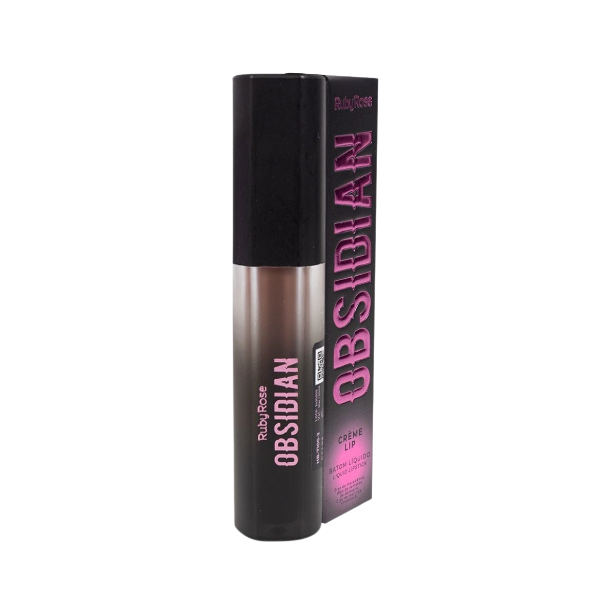 BATOM LABIAL LIQUIDO OBSIDIAN OCL02 - RUBY ROSE HB7100