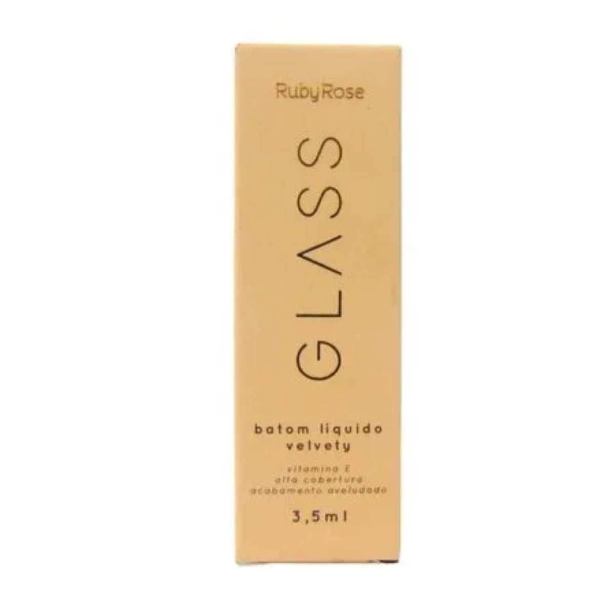 BATOM LABIAL LIQUIDO VELVETY BG03 GLASS HB5781 RUBY ROSE