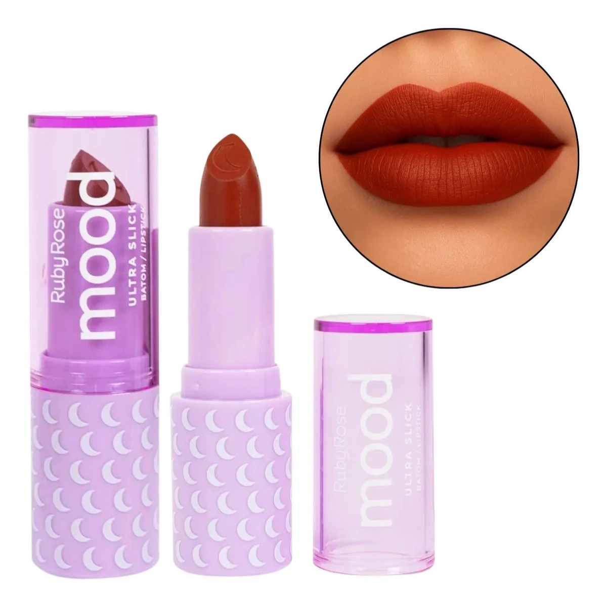 BATOM LABIAL ULTRA SLICK ANTIQUE HB70011 MOOD RUBY ROSE