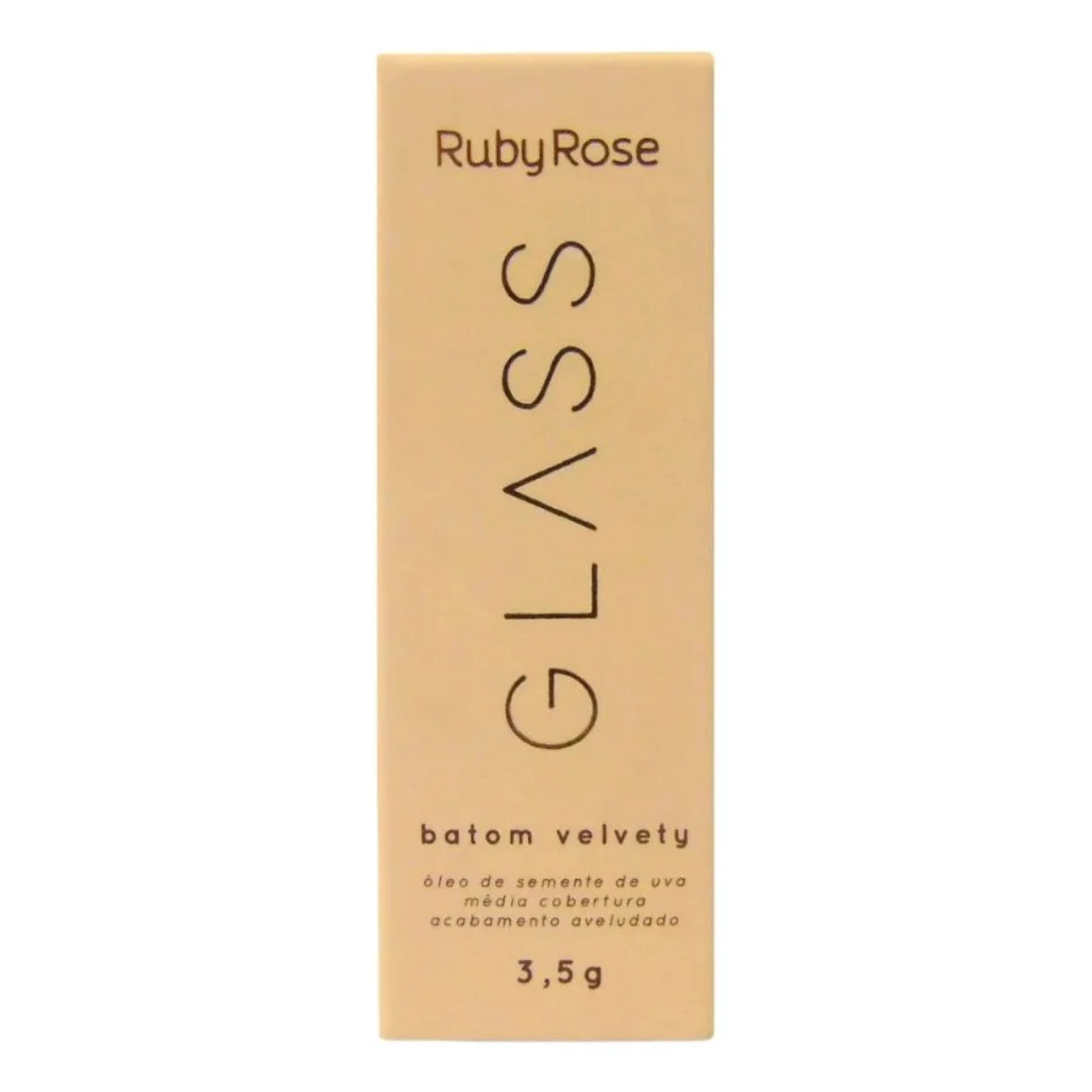 BATOM LABIAL VELVETY BG07 GLASS HB5487 RUBY ROSE 3,5G BATOM LABIAL VELVETY BG07 GLASS HB5487 RUBY ROSE 3,5G