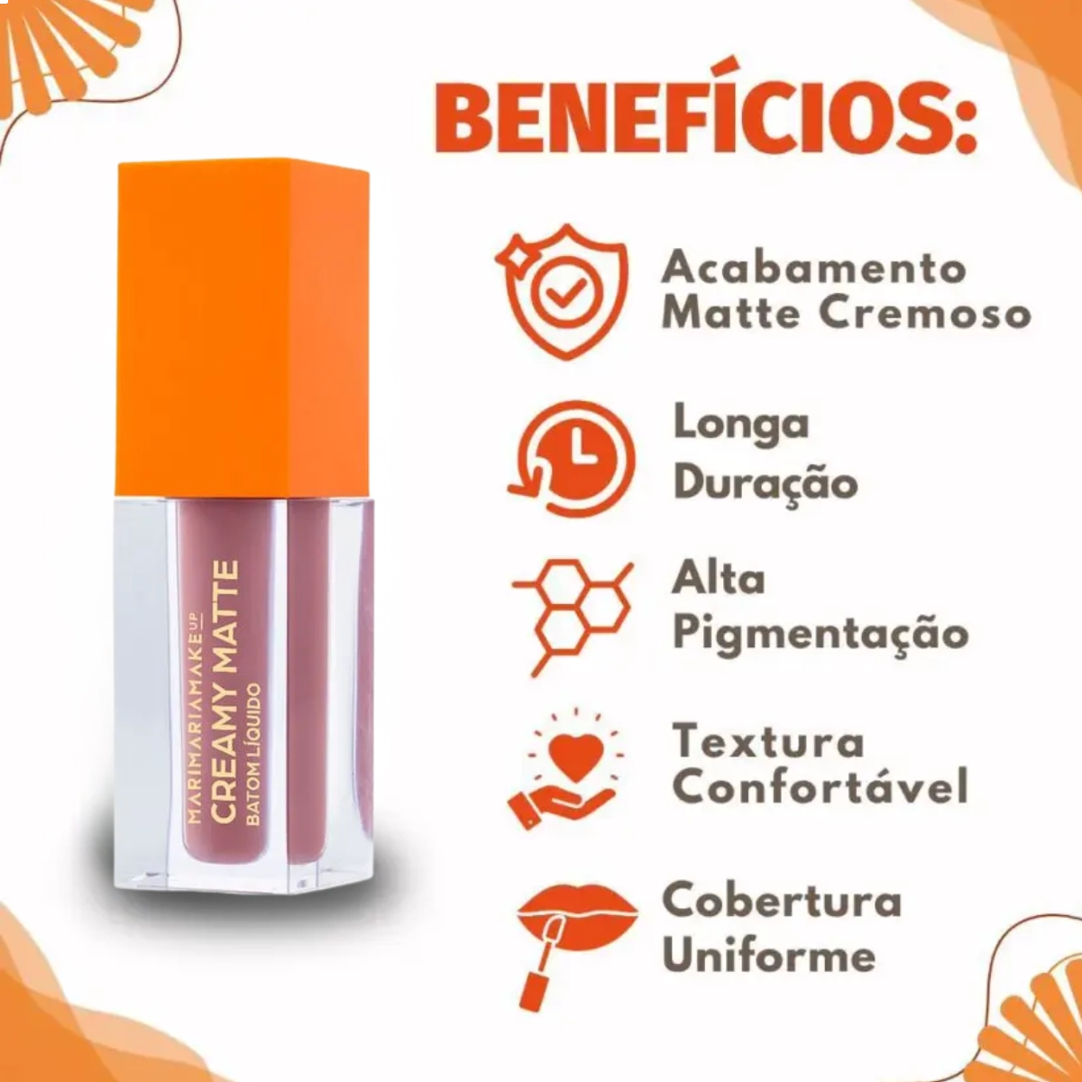 Batom Liquido Creamy Matte Cor Classy Mari Maria 3,8ml