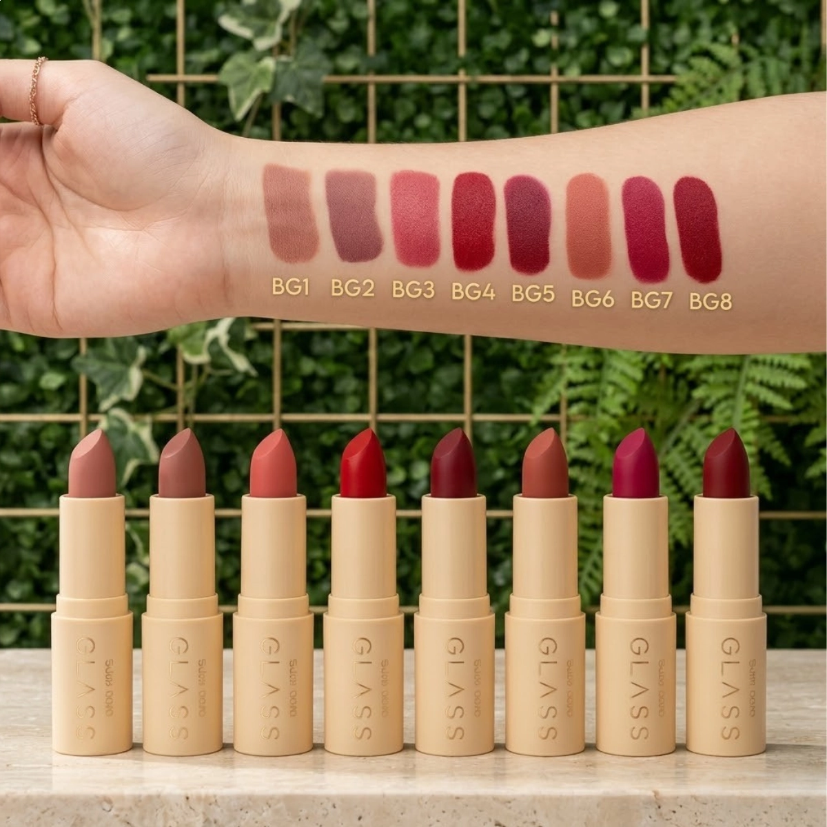 BATOM VELVETY BG08 GLASS RUBY ROSE ALTA COBERTURA