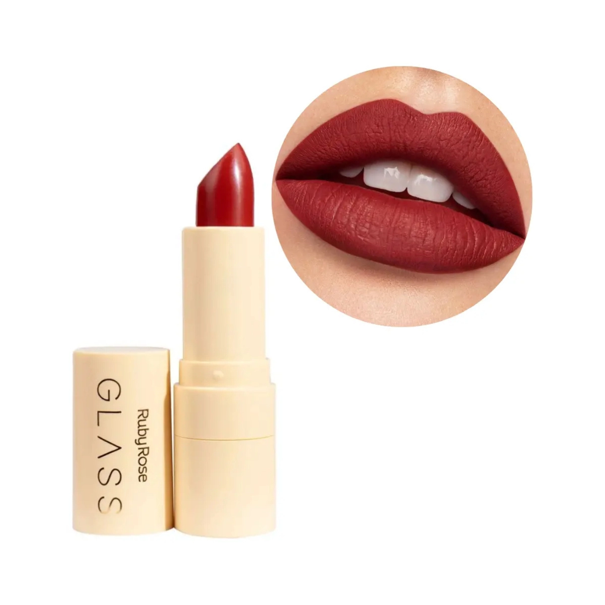 BATOM VELVETY BG08 GLASS RUBY ROSE ALTA COBERTURA