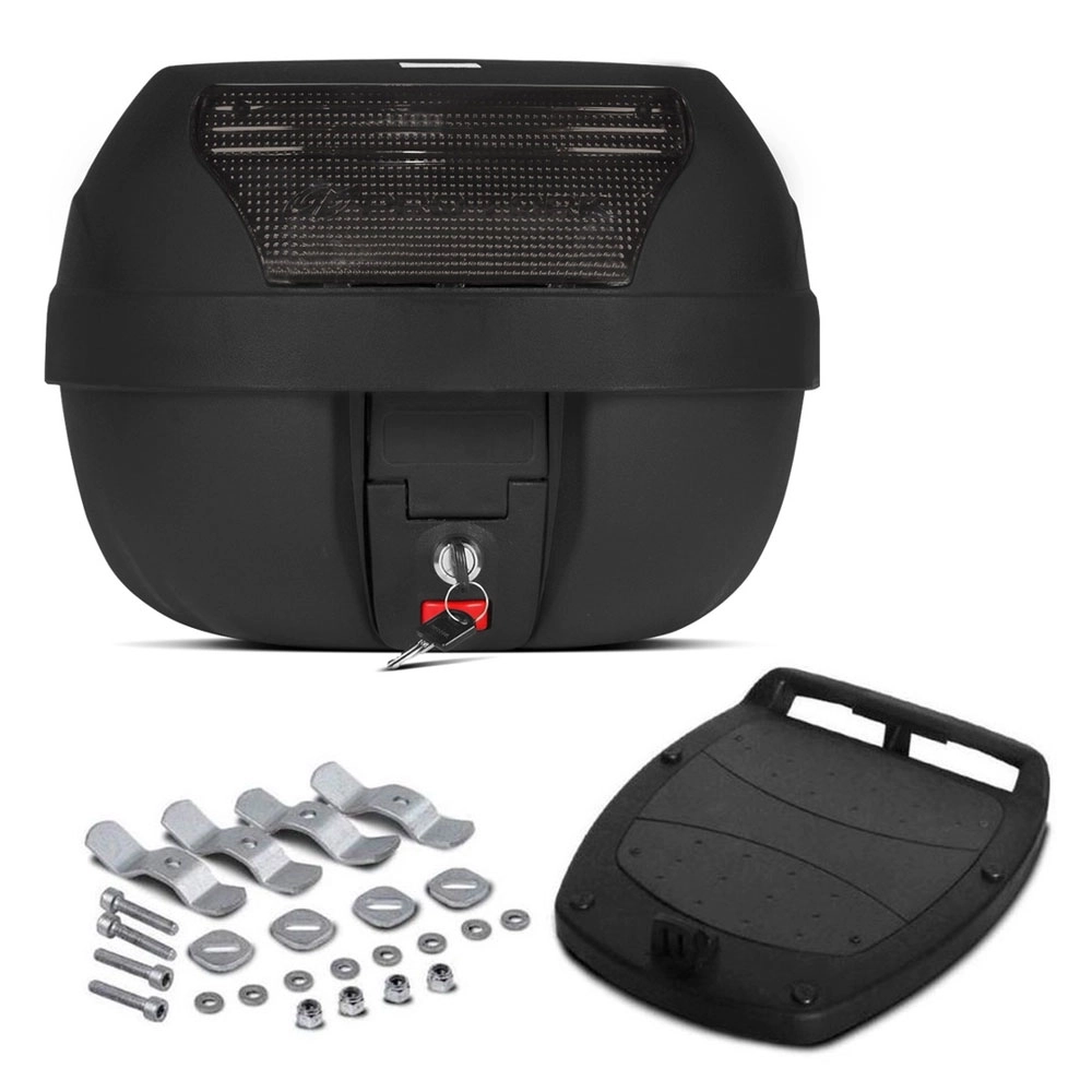 BAULETO DE MOTO 28 LITROS LENTE FUMÊ SMART BOX PRO TORK