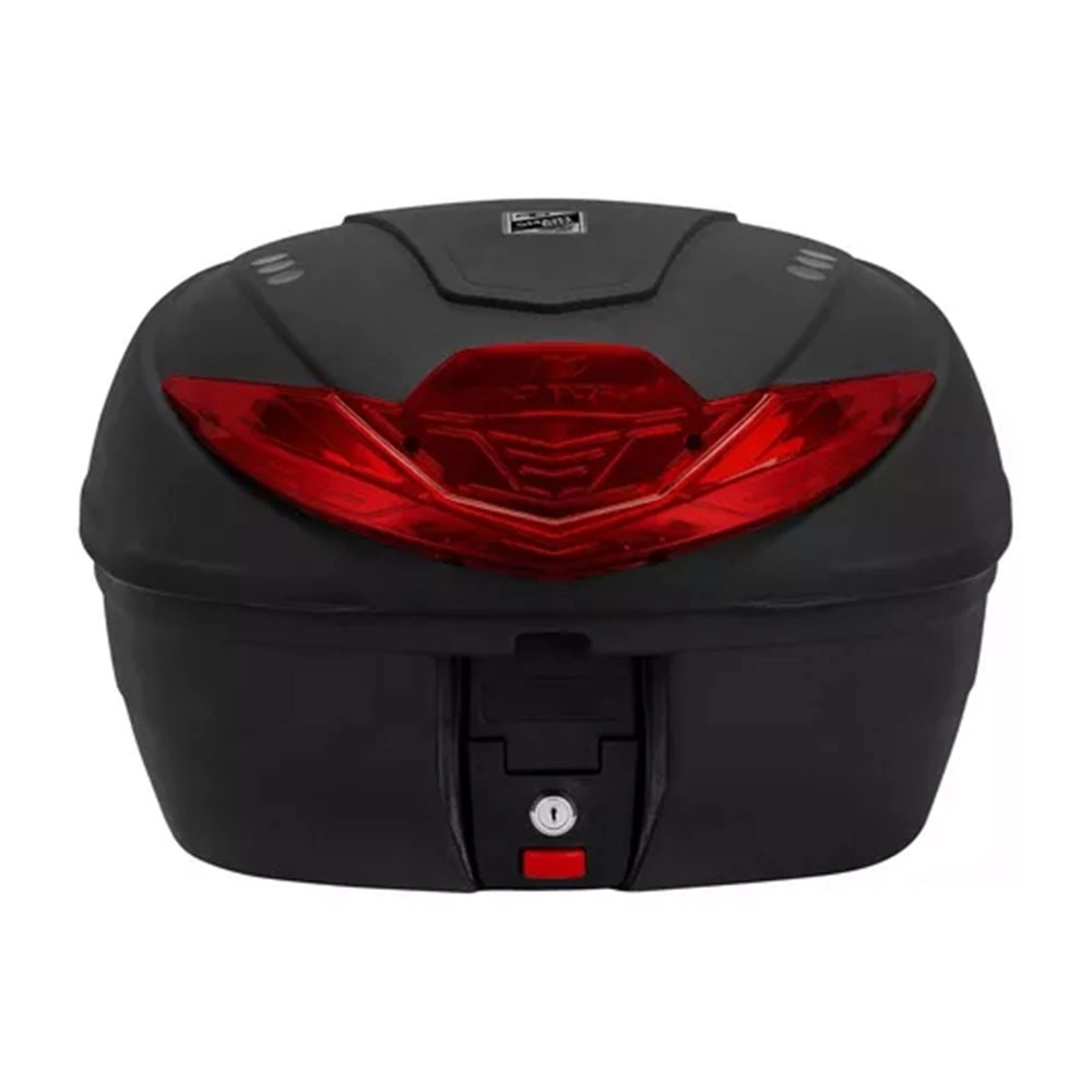 BAULETO PRETO LENTE VERMELHA UNIVERSAL 35 LITROS PRO TORK 